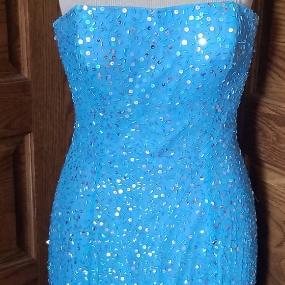 Tiffany Designs beaded sequin gown - Picture 2 of 12